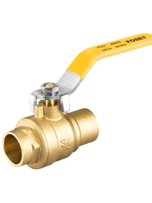 45375 - Válvula de esfera para gas, soldable, 3/4', alta presión