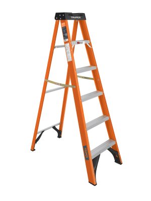 EST-25FV.jpg 100225 - Escalera de tijera, tipo ll, 5 peldaños, fibra de vidrio