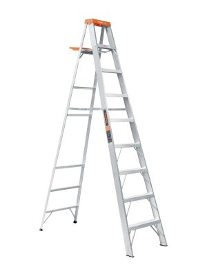 EST-28.jpg 10338 - Escalera de tijera tipo ll 8 peldaños y bandeja, Truper