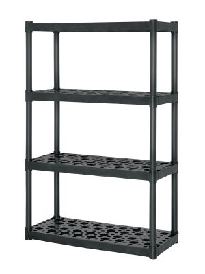 102887 - Estante plástico uso rudo 4 rep/cap. 70 Kg, 142x43x91,TRUPER