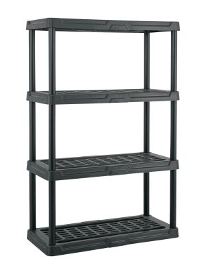 EST-4AP.jpg 20680 - Estante plástico amplio 4 rep/cap. 35 kg, 140x44x92, Pretul