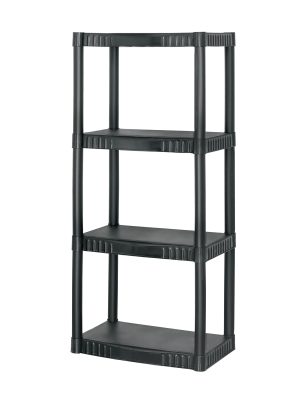 EST-4P.jpg 25075 - Estante plástico 4 repisas cap. 27 Kg, 123x36x56, PRETUL