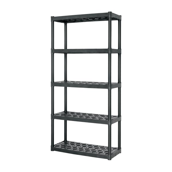 19943 - Estante plástico uso rudo 5 rep/cap. 70 Kg, 185x43x91,TRUPER