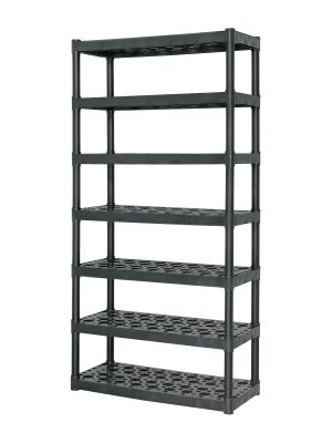 103600 - Estante plástico uso rudo 7 rep/cap. 70 Kg, 185x43x91,TRUPER