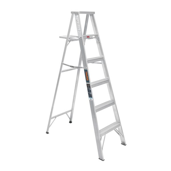 10439 - Escalera de tijera 100% aluminio tipo lll 5 peldaños, Truper