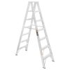 10497 - Escalera de tijera doble, tipo ll, 6 escalones, Truper