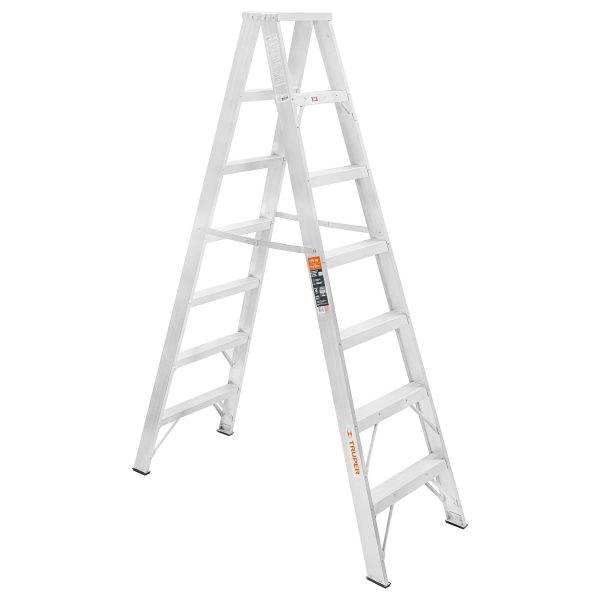 10497 - Escalera de tijera doble, tipo ll, 6 escalones, Truper