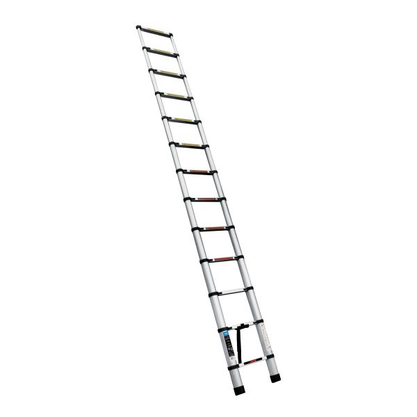 101904 - Escalera telescópica,13 peldaños, tipo II, capacidad 102kg