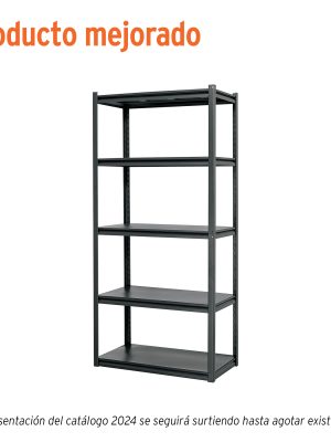 ESTM-545.jpg 58003 - Estante metálico 5 repisas capacidad 80 Kg,180x45x85, TRUPER