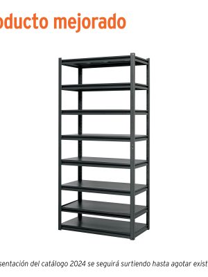 ESTM-845.jpg 58004 - Estante metálico 8 repisas capacidad 80 Kg,180x45x85, TRUPER
