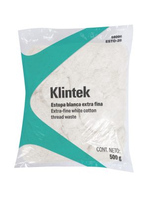 ESTO-2B.jpg 58006 - Bolsa de 1/2 kg de estopa color blanca, KLINTEK