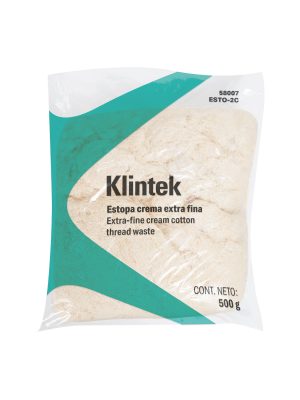ESTO-2C.jpg 58007 - Bolsa de 1/2 kg de estopa color crema, KLINTEK