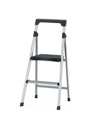 16763 - Escalera tubular plegable, 2 peldaños, aluminio, Truper