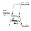 ESTU-2PBFC2.jpg 24119 - Escalera tubular, plegable, 2 peldaños con barandal, Pretul