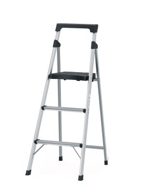 16764 - Escalera tubular plegable, 3 peldaños, aluminio, Truper