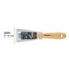14441 - Espátula rígida 2' con mango de madera, Truper