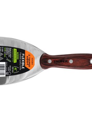 ET-4XM.jpg 101084 - Espátula 4' acero inoxidable con mango de madera, Expert