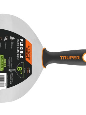 12876 - Espátula flexible 8' acero inox. mango Comfort Grip, Expert