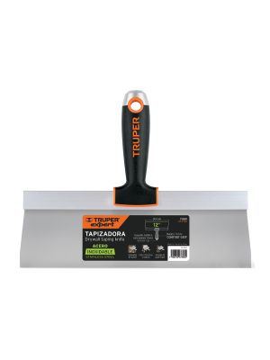 11881 - Espátula tapizadora de 12' acero inoxidable, Truper Expert