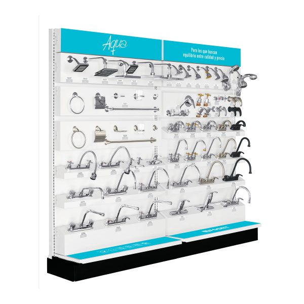 55976 - Exhibidor tipo góndola, Foset Aqua