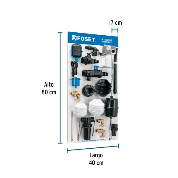 56006 - Exhibidor de accesorios para tinaco, Foset