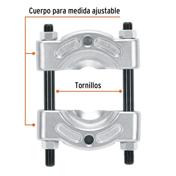 14516 - Extractor de baleros de 25 a 62 mm, Truper