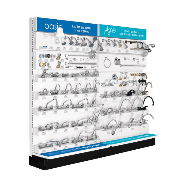 55980 - Exhibidor tipo góndola, Foset Basic/Aqua