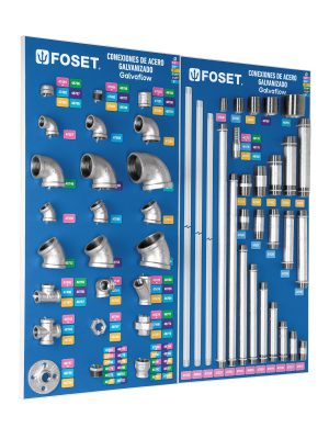 EX-CG-FOS.jpg 55783 - Exhibidor con conexiones de acero galvanizado, Foset