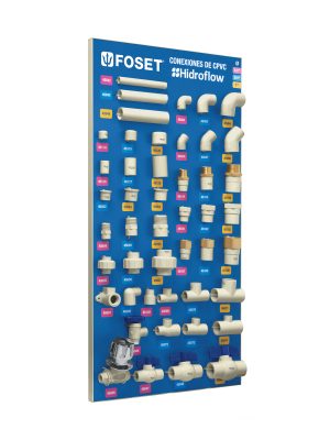 EX-CPVC-FOS.jpg 55787 - Exhibidor con conexiones de CPVC, Foset