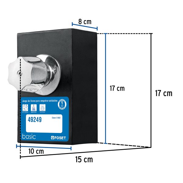 55279 - Exhibidor para llaves E-652, Foset