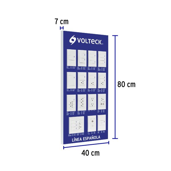 57025 - Exhibidor de Línea Española, Volteck