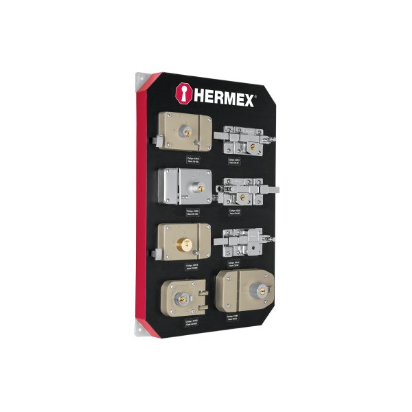 56363 - Exhibidor con cerraduras, HERMEX