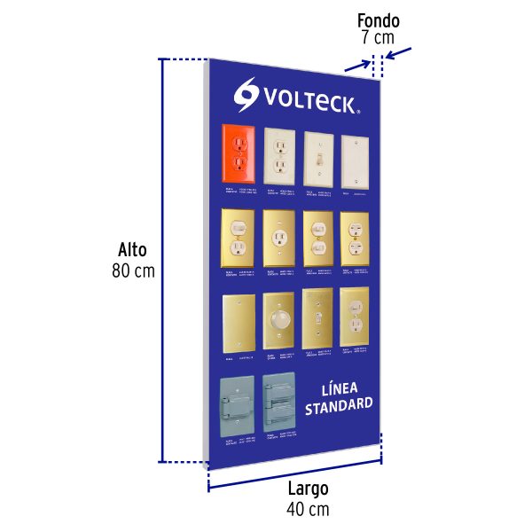 51585 - Exhibidor línea standard, Volteck