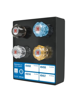 55480 - Exhibidor con manerales para fregadero, Foset