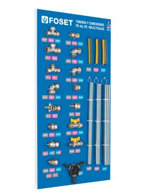 EX-PALP.jpg 56013 - Exhibidor de conexiones PE-AL-PE, FOSET