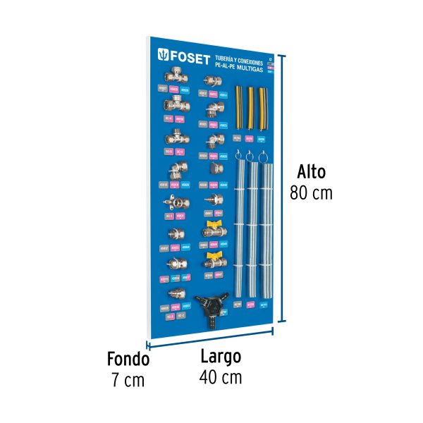 56013 - Exhibidor de conexiones PE-AL-PE, FOSET