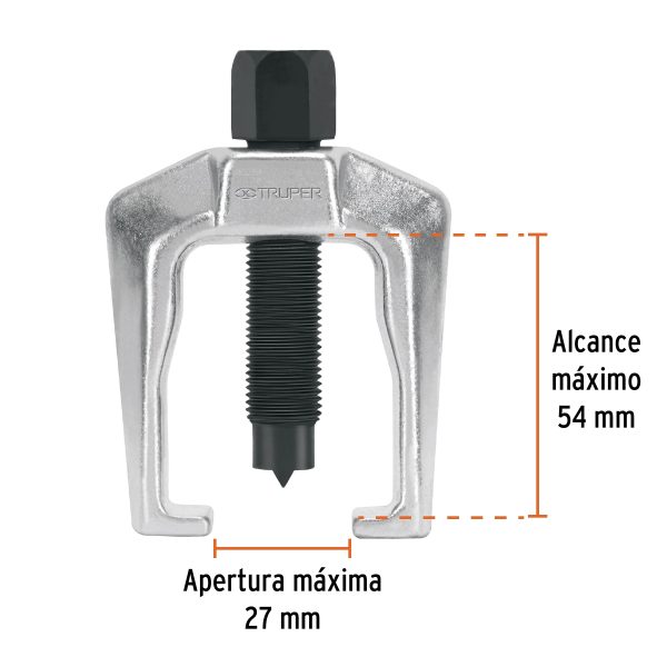 14513 - Extractor Pitman, alcance 54 mm, uso ligero, Truper