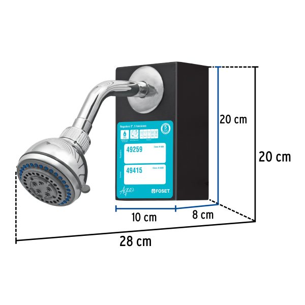 55601 - Exhibidor con regadera R-508, Foset