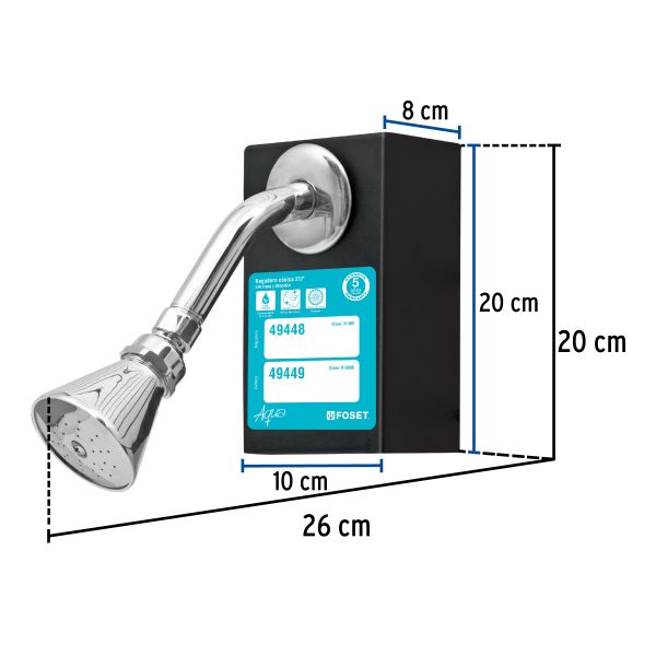 55602 - Exhibidor con regadera R-509, Foset