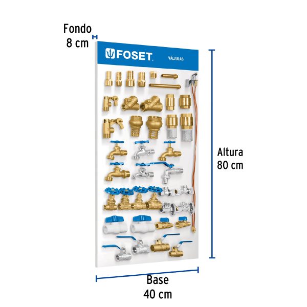 55577 - Exhibidor de válvulas, Foset