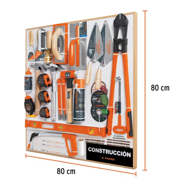 55905 - Exhibidor de Construcción, 80x80 cm, 1 tablero