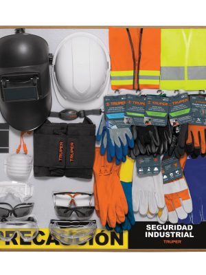 EX80-IND-1T.jpg 55913 - Exhibidor de Seguridad industrial, 80x80 cm, 1 tablero