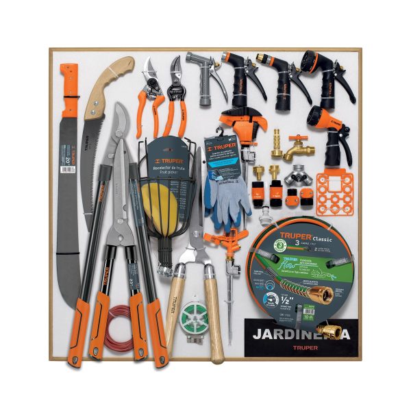 55911 - Exhibidor de Jardinería, 80x80 cm, 1 tablero