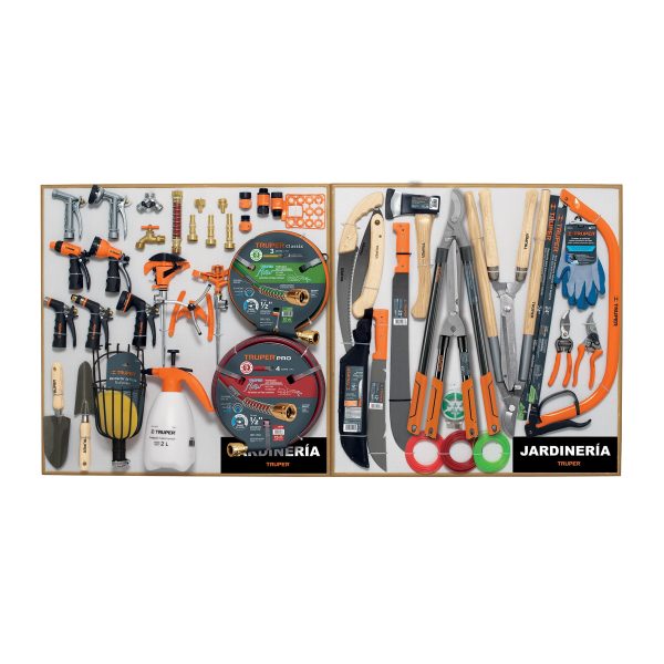 55912 - Exhibidor de Jardinería, 80x80 cm, 2 tableros