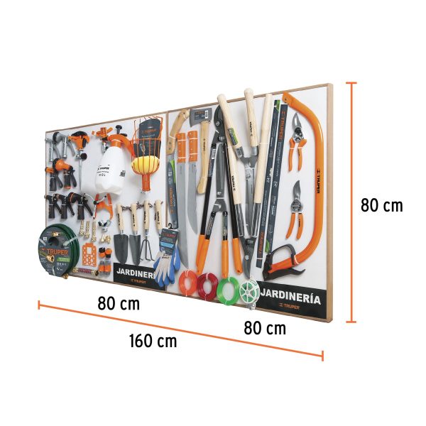 55912 - Exhibidor de Jardinería, 80x80 cm, 2 tableros