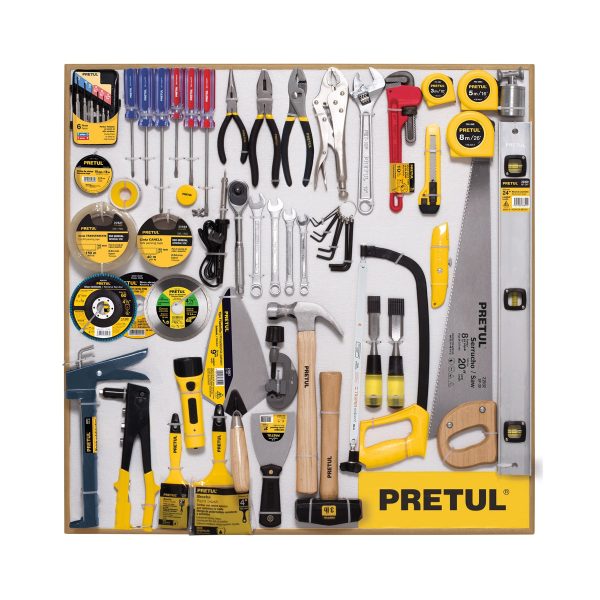 55914 - Exhibidor Pretul, 80x80 cm, 1 tablero