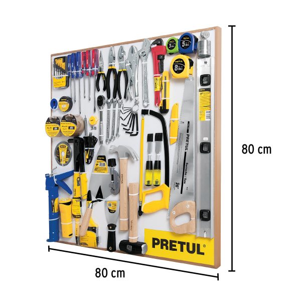 55914 - Exhibidor Pretul, 80x80 cm, 1 tablero