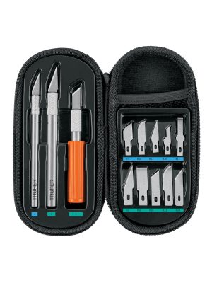 EXA-11.jpg 17512 - Juego de exactos profesional con 13 cuchillas,estuche,TRUPER
