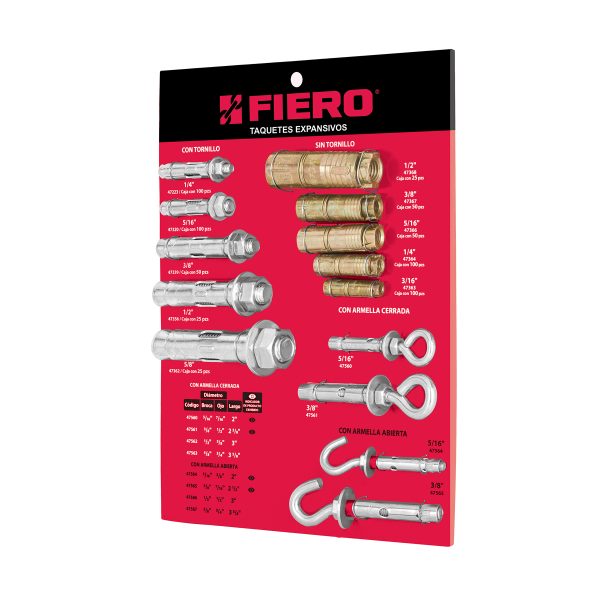 55974 - Exhibidor Fiero de taquetes expansivos