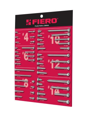 55547 - Exhibidor Fiero de pijas para lámina